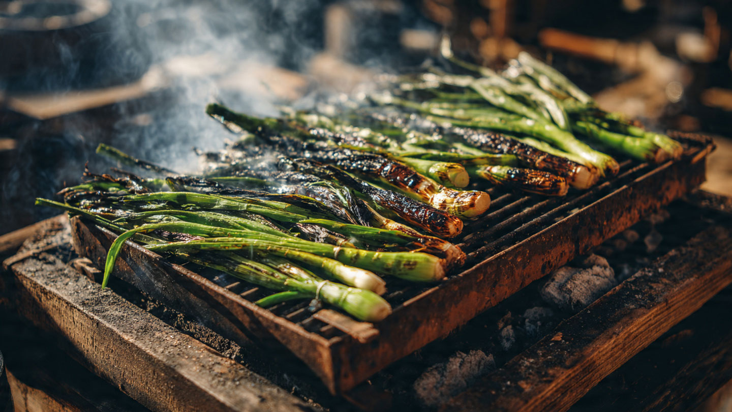grilled-calots-arranged-on-a-rustic-grill-filled-w
